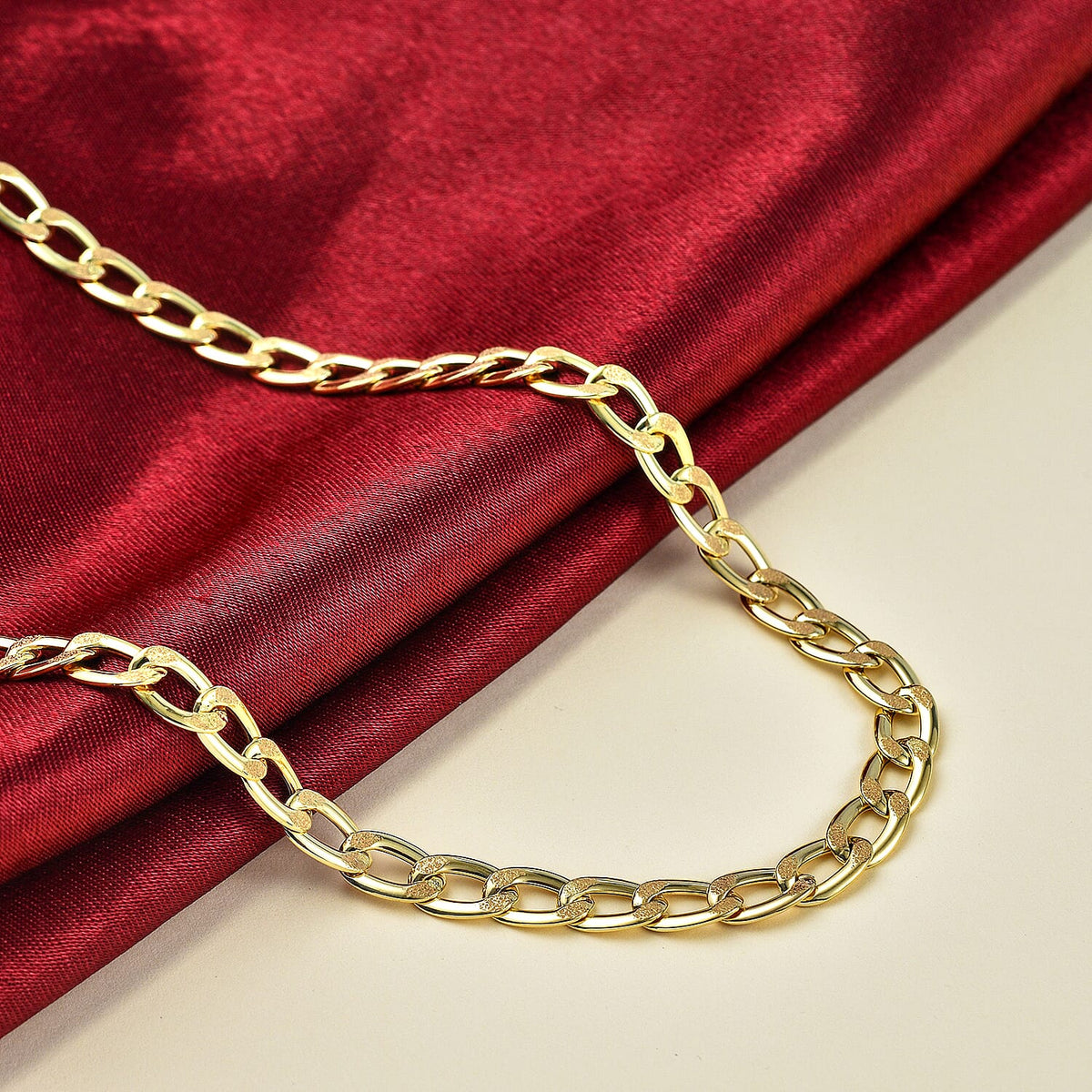 Maestro Collection 9K Yellow Gold Curb Necklace (Size - 20), Gold Wt. 6.00 GM 7523078 1