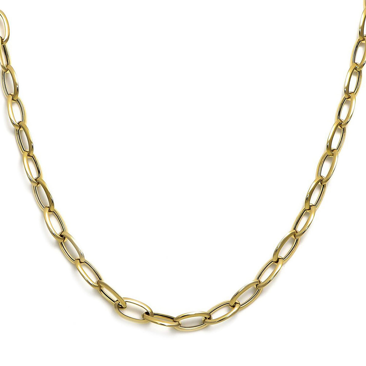 Maestro Collection - 9K Yellow Gold Rolo Necklace (Size - 20),  Gold Wt. 5.7 Gms 7792184 0