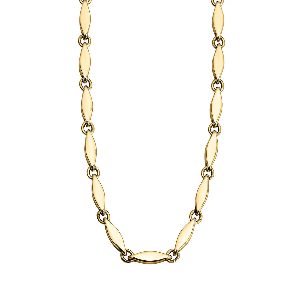 Las Vegas Closeout Deal - 9K Yellow Gold Rhombus Necklace (Size - 20) With Lobster Clasp, Gold Wt. 5.77 Gms.