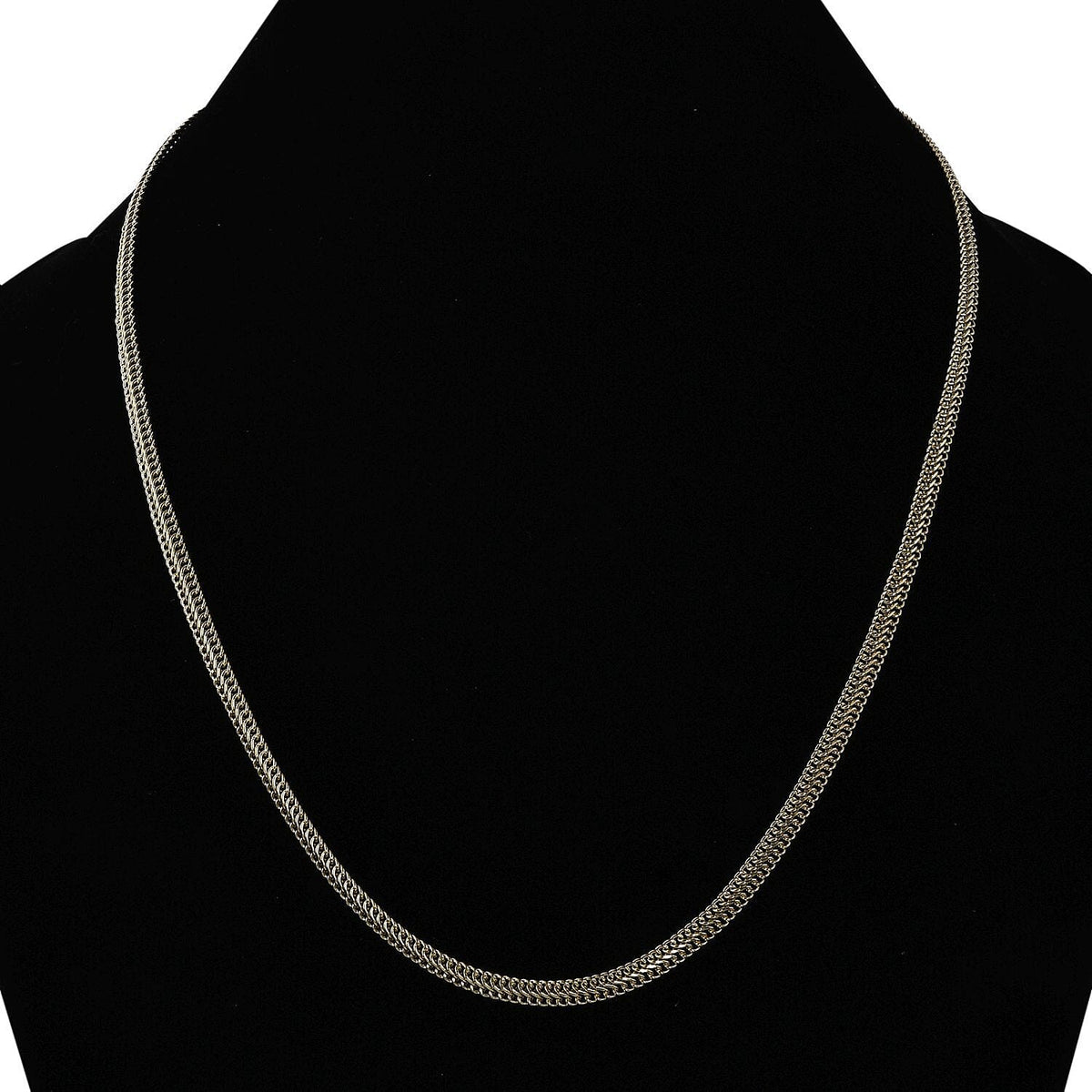 One Time Designer Closeout - 9K Yellow Gold Fancy Curb Necklace (Size - 20) With Lobster Clasp, Gold Wt. 5.27 Gms. 7325252 2