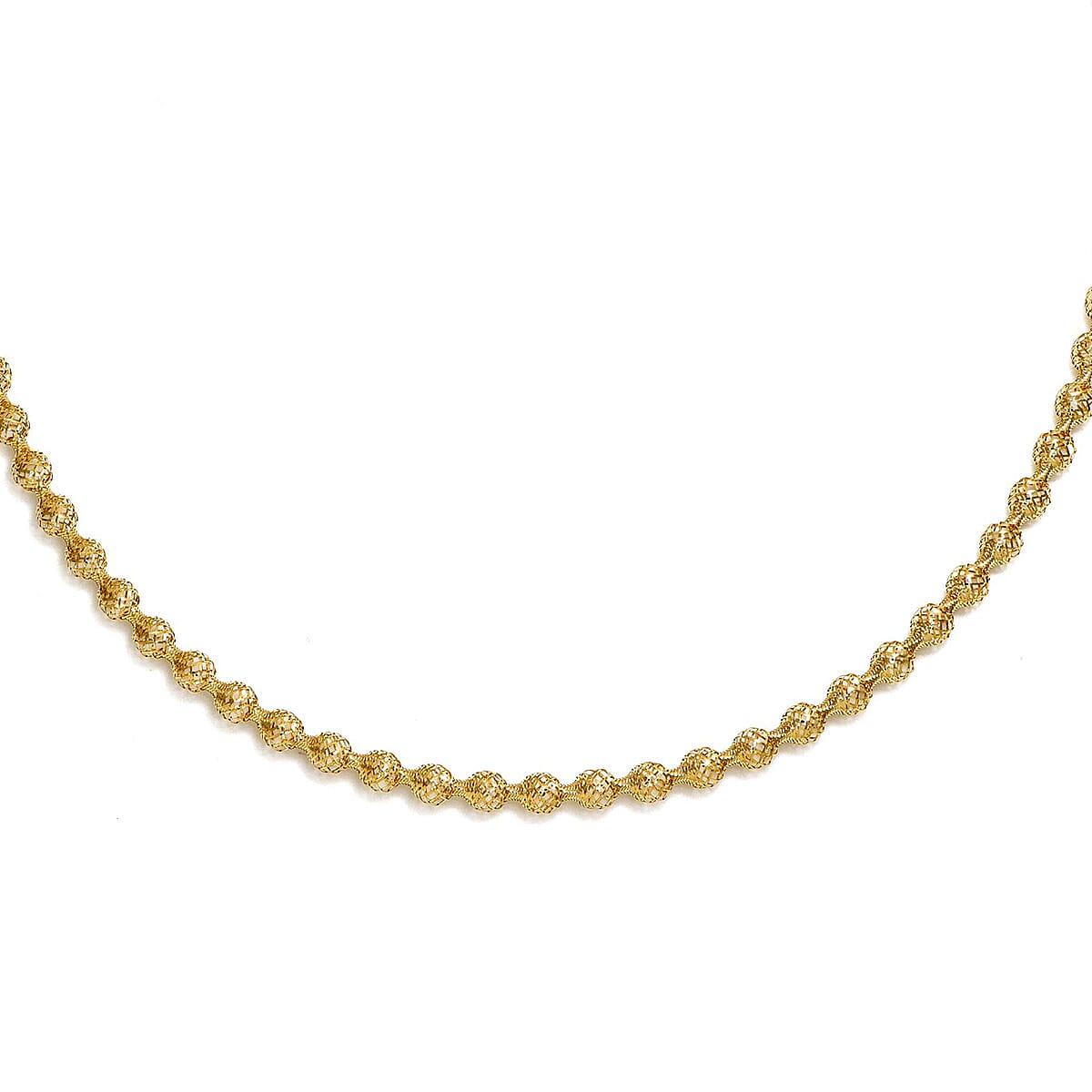 Maestro Collection - 9K Yellow Gold 4MM Link Necklace 20 Inch 8319329 0