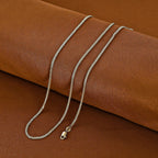 Italian Made 9K Yellow Gold Spiga Necklace (Size - 24) with Lobster Clasp