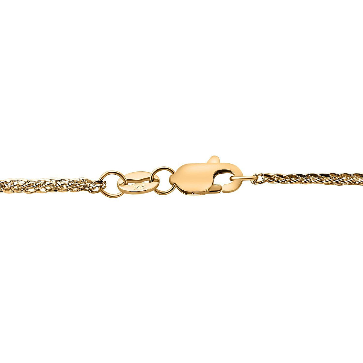 Italian Made 9K Yellow Gold Spiga Necklace (Size - 24) with Lobster Clasp 7346628 5