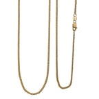 One Time Closeout Deal - 9K Yellow Gold Spiga Necklace (Size - 30)