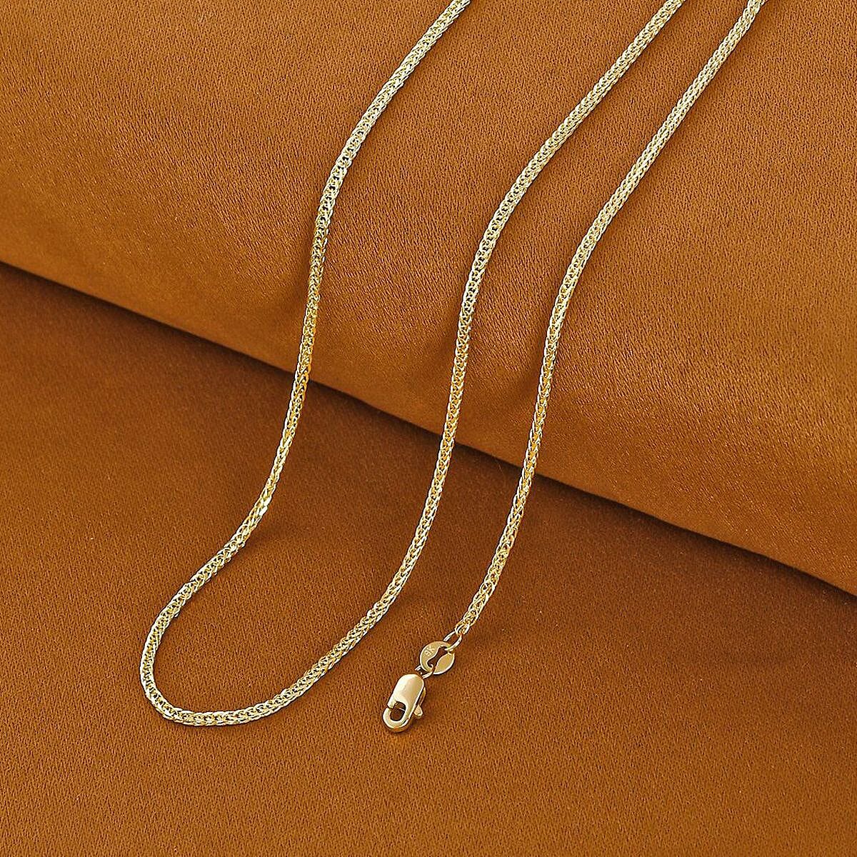 One Time Closeout Deal - 9K Yellow Gold Spiga Necklace (Size - 30) 7748052 2