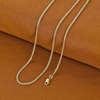 One Time Closeout Deal - 9K Yellow Gold Spiga Necklace (Size - 30)