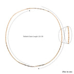 Hatton Garden Closeout - 9K Yellow Gold Paperlink Necklace (Size 18) with Spring Ring Clasp