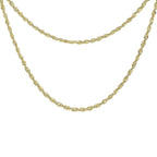9K Yellow Gold  NecklaceE (Size - 16),  Gold Wt. 1.9 Gms