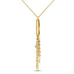 9K Yellow Gold  NecklaceE (Size - 16),  Gold Wt. 2.5 Gms