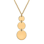 9K Yellow Gold  NecklaceE (Size - 17),  Gold Wt. 2.3 Gms