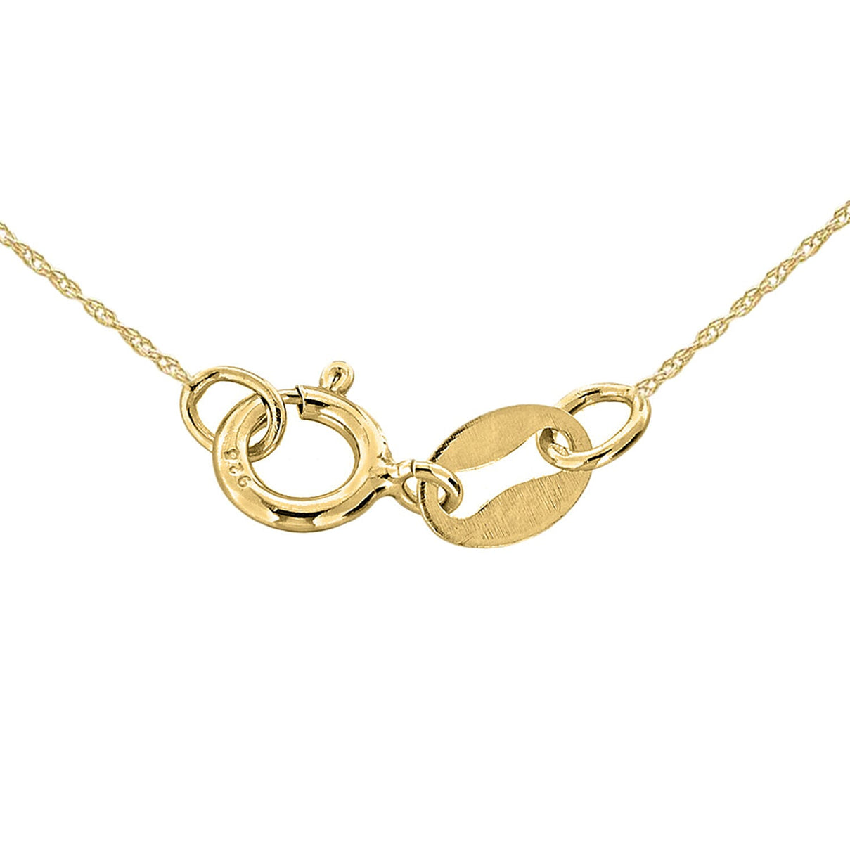 9K Two Tone Heart Necklace and Earrings Set 18 Inch 7343598 2