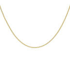 9K Yellow Gold Open Curb Chain 16 Inch