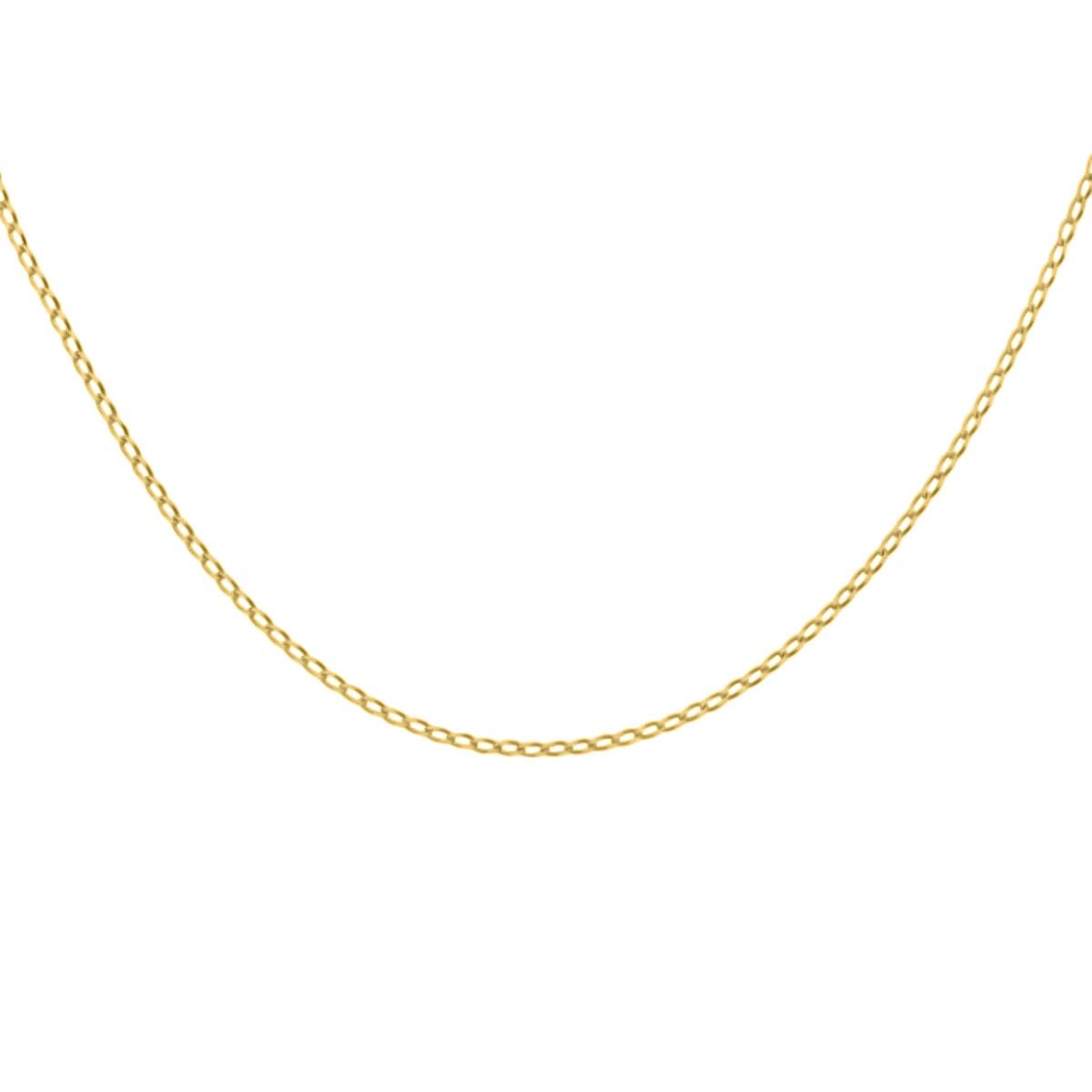 9K Yellow Gold Open Curb Chain (Size - 18) 7746770 1