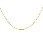 9K Yellow Gold Open Curb Chain (Size - 18)