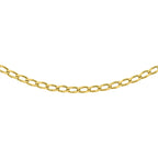 9K Yellow Gold Open Curb Chain (Size -20)