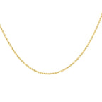 9K Yellow Gold Open Curb Chain (Size -20)