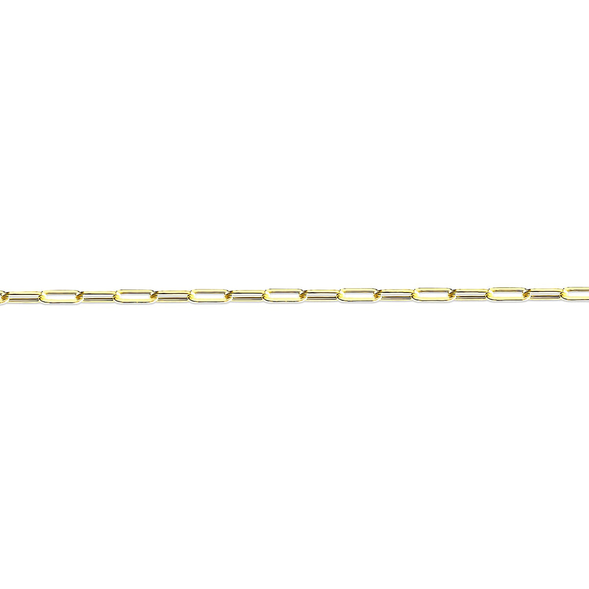 9K Yellow Gold PaperClip Necklace (Size - 20) with Lobster Clasp Gold Wt. 4.00 Gms 8343657 1