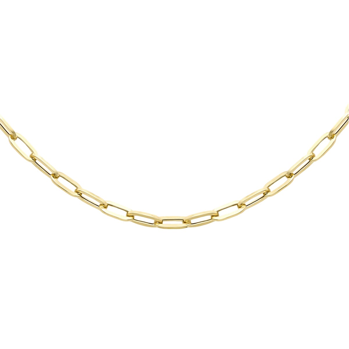 Vicenza Closeout - 9K Yellow Gold Paperclip Chain (Size - 20), Gold Wt. 5.20 Gms 7694156 0