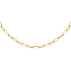 Vicenza Closeout - 9K Yellow Gold Paperclip Chain (Size - 20), Gold Wt. 5.20 Gms