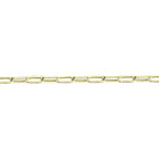 9K Yellow Gold PaperClip Necklace (Size - 24) with Lobster Clasp 2.75 gram