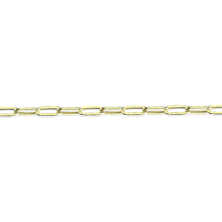 9K Yellow Gold 2.2MM PaperClip Necklace with Lobster Clasp 22 Inch 8343654 1