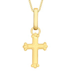 9K Yellow Gold Cross Pendant