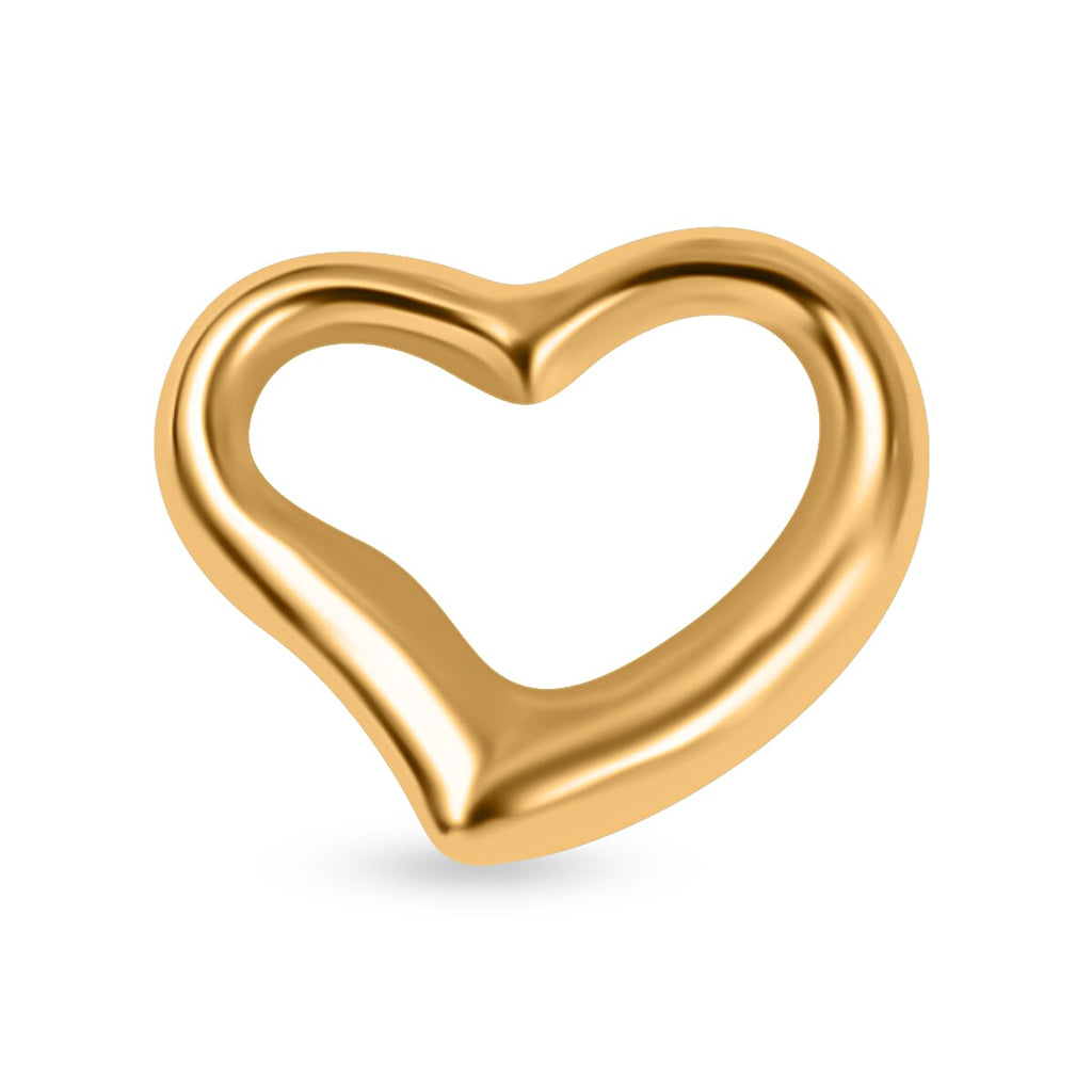 Gold Megabuy - 9K Yellow Gold Heart Pendant