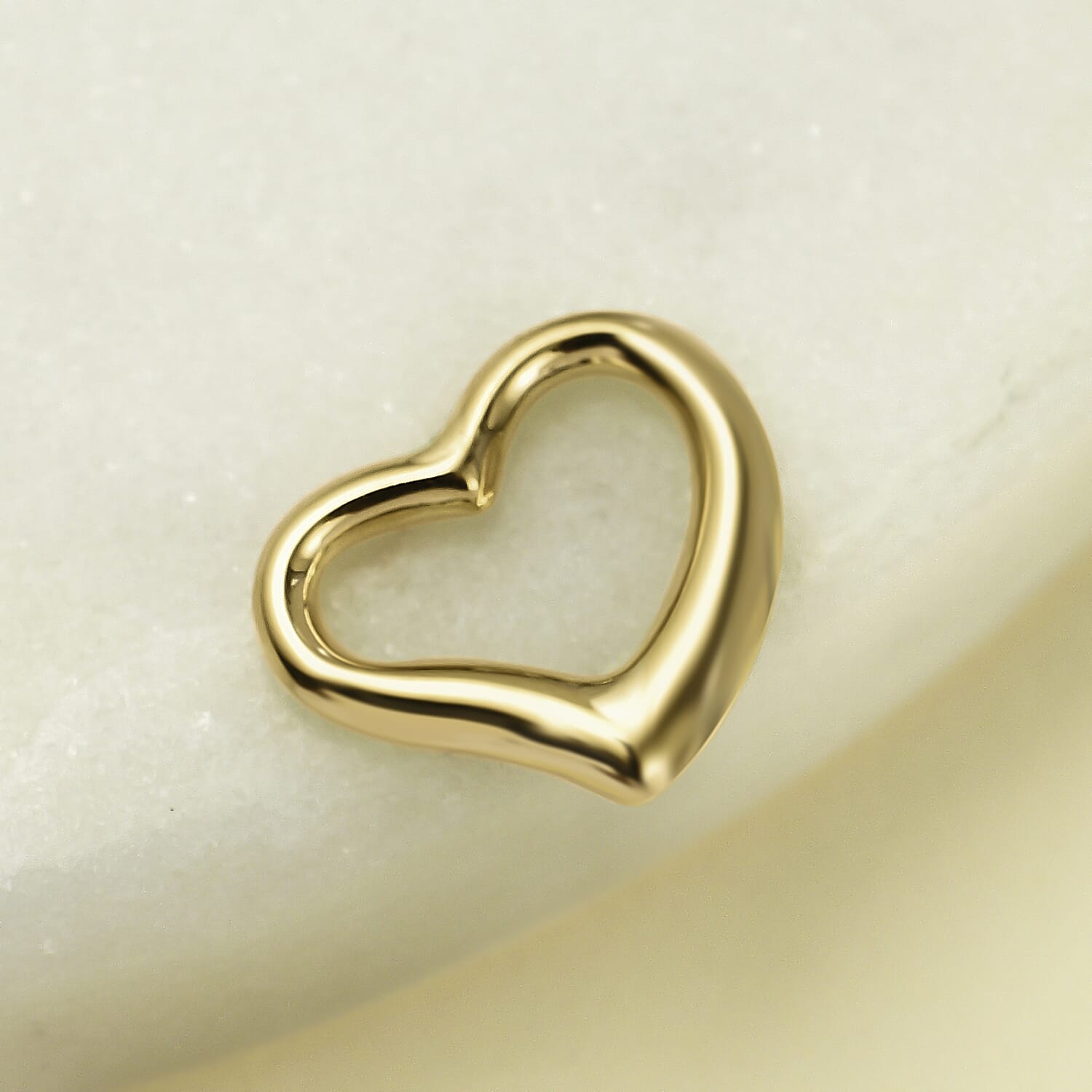 Gold Megabuy - 9K Yellow Gold Heart Pendant 7757055 1