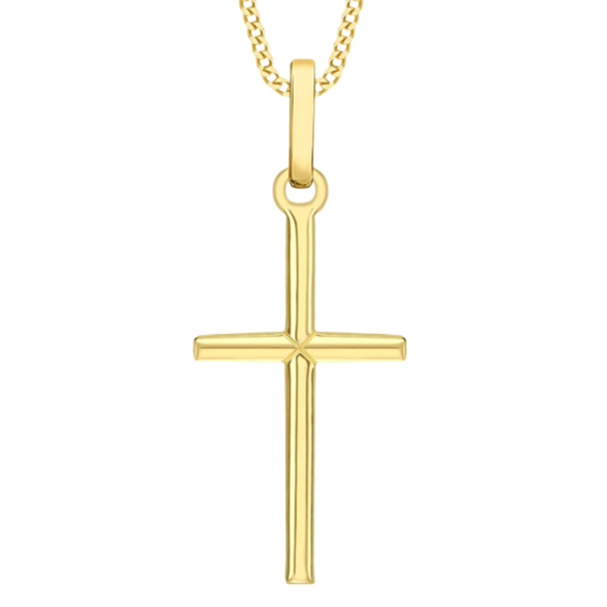 9K Yellow Gold Cross Pendant 8021765 0