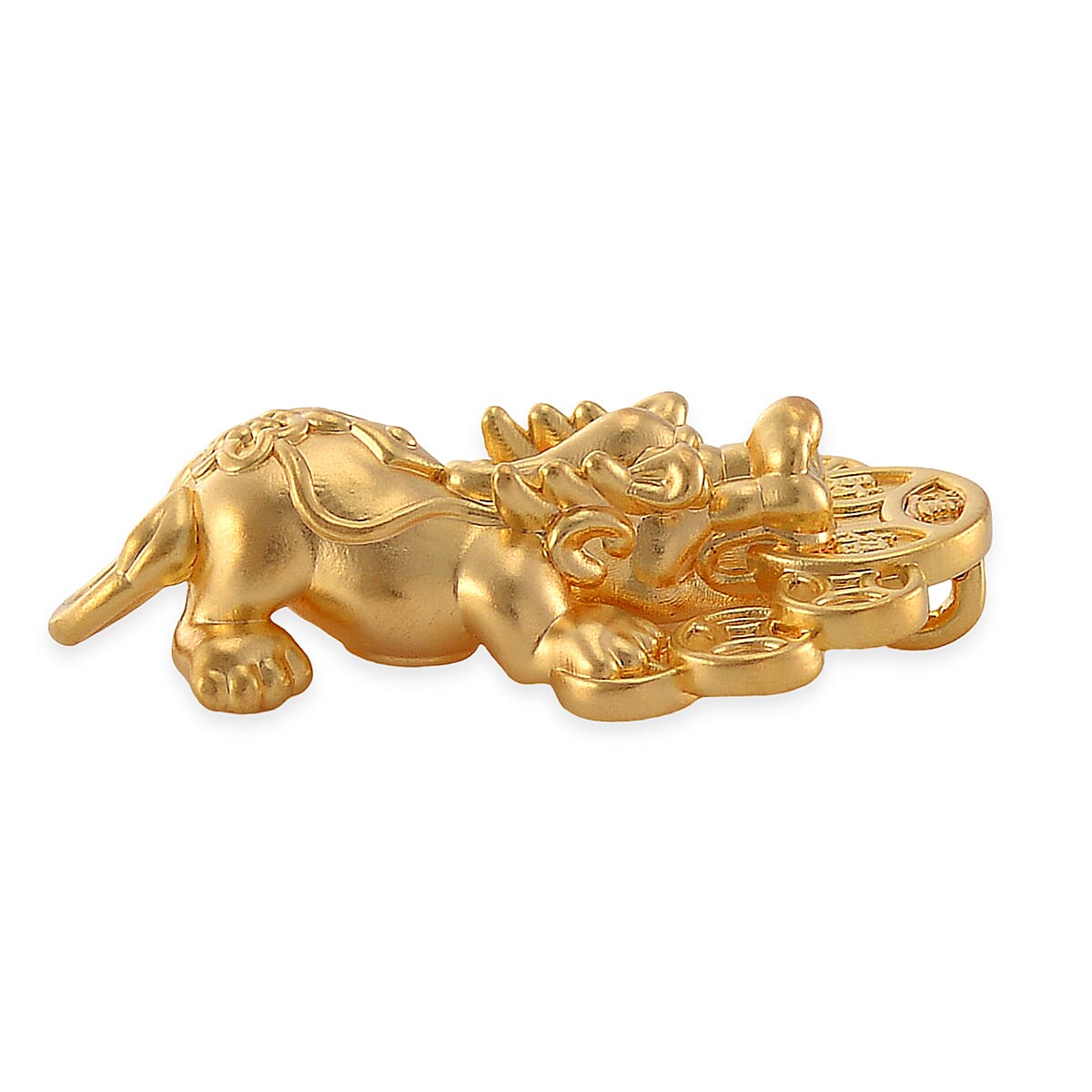 Large Size - 9K Yellow Gold Pixiu Pendant 7834178 5