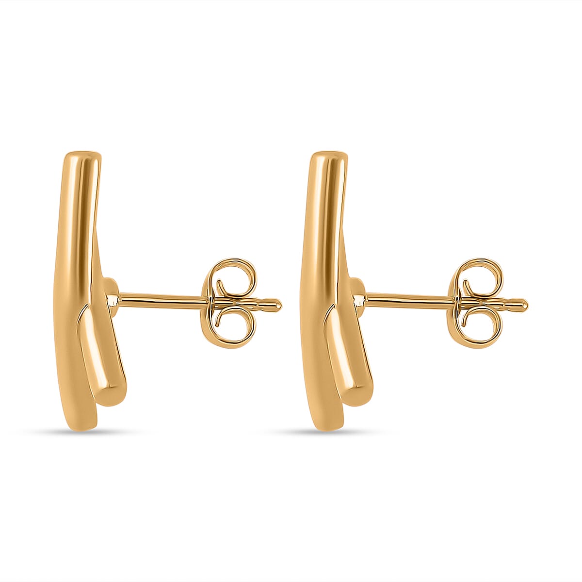 Designer inspired  - 9K Yellow Gold Kiss Earrings 7834174 4