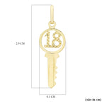 9K Yellow Gold  Pendant,  Gold Wt. 0.65 Gms