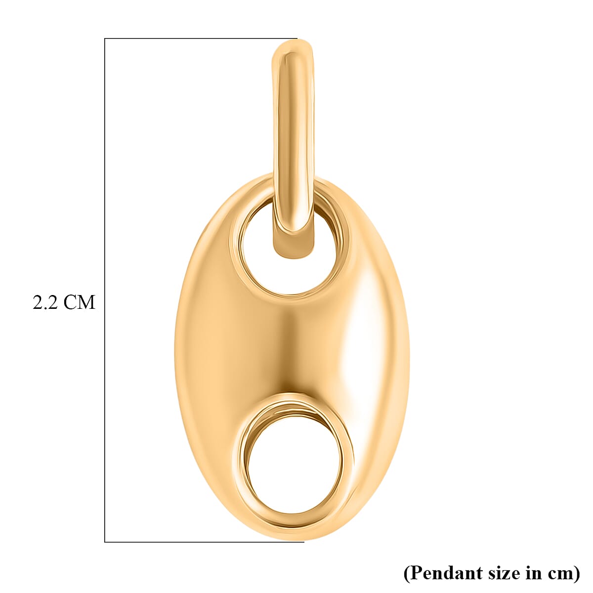 Designer Inspired Royal Bali Collection- 9K Yellow Gold Mariner Link Pendant 8412282 6