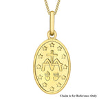 9K Yellow Gold  Pendant,  Gold Wt. 1.5 Gms