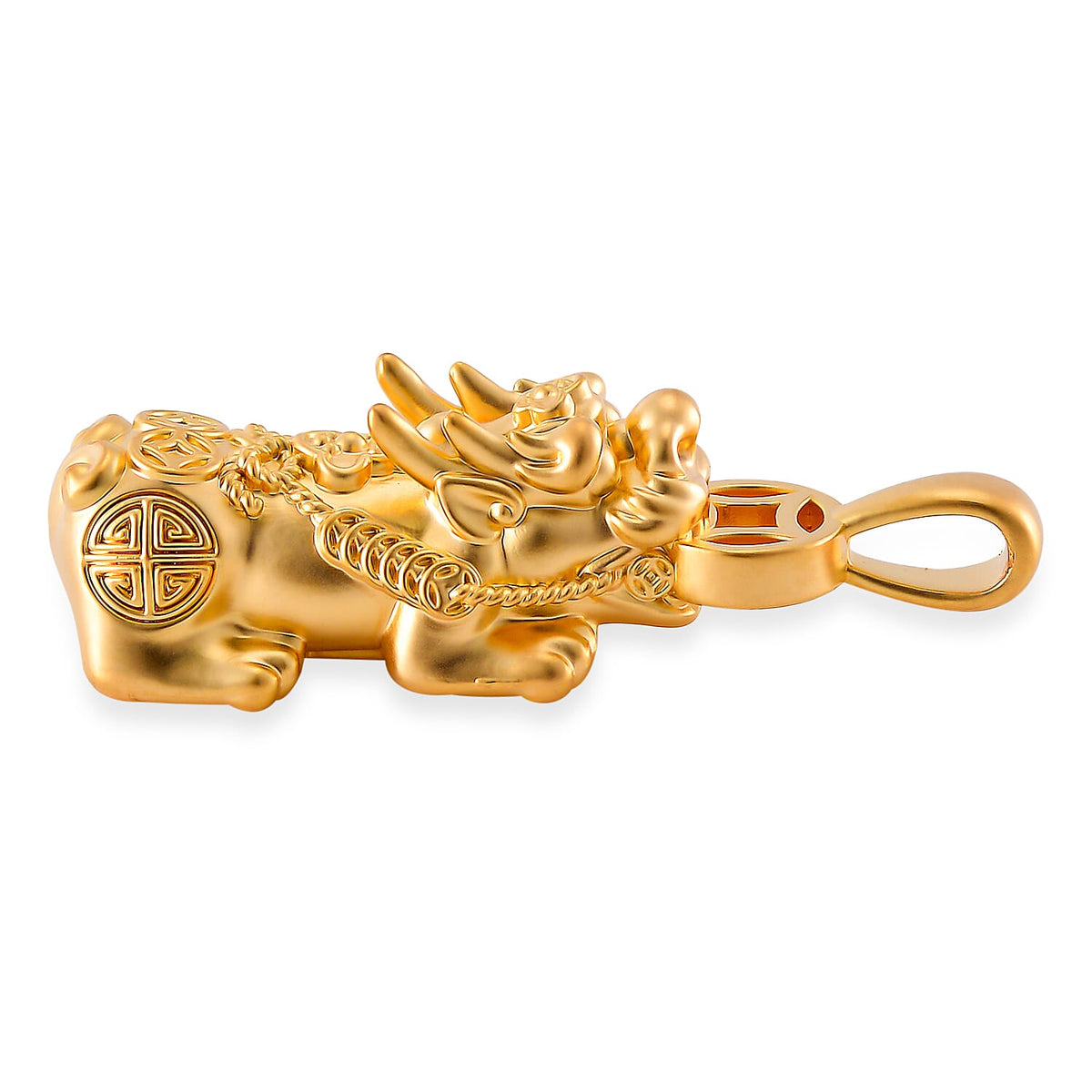 9K Yellow Gold Pixiu Pendant 7834176 5