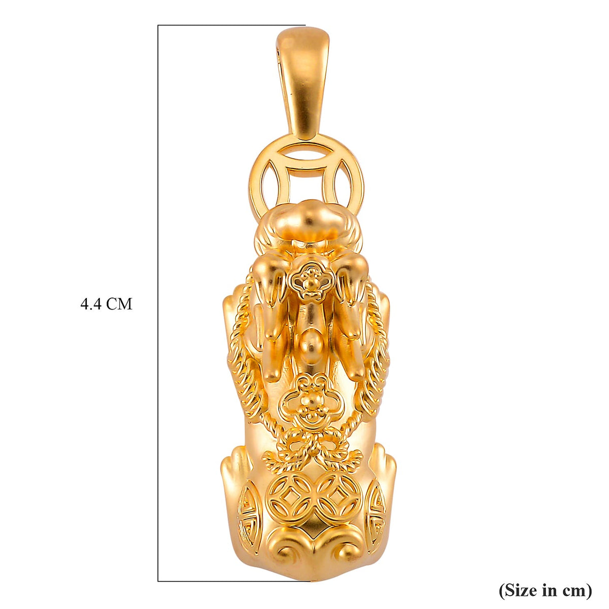 9K Yellow Gold Pixiu Pendant 7834176 8