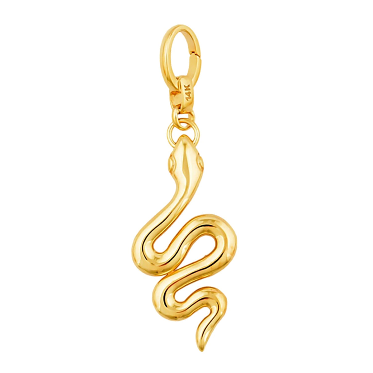 9K Yellow Gold Serpent Pendant 7994880 0