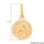 9K Yellow Gold  Pendant,  Gold Wt. 1 Gms
