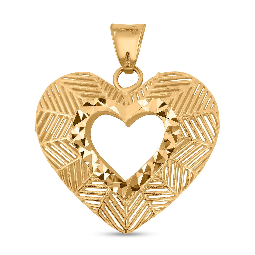 9K Yellow Gold  Pendant,  Gold Wt. 1 Gms
