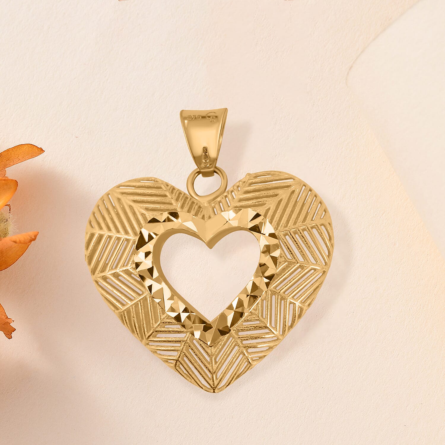 9K Yellow Gold  Pendant,  Gold Wt. 1 Gms 7672982 1