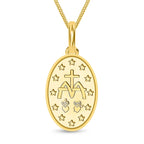 9K Yellow Gold  Pendant,  Gold Wt. 2.4 Gms