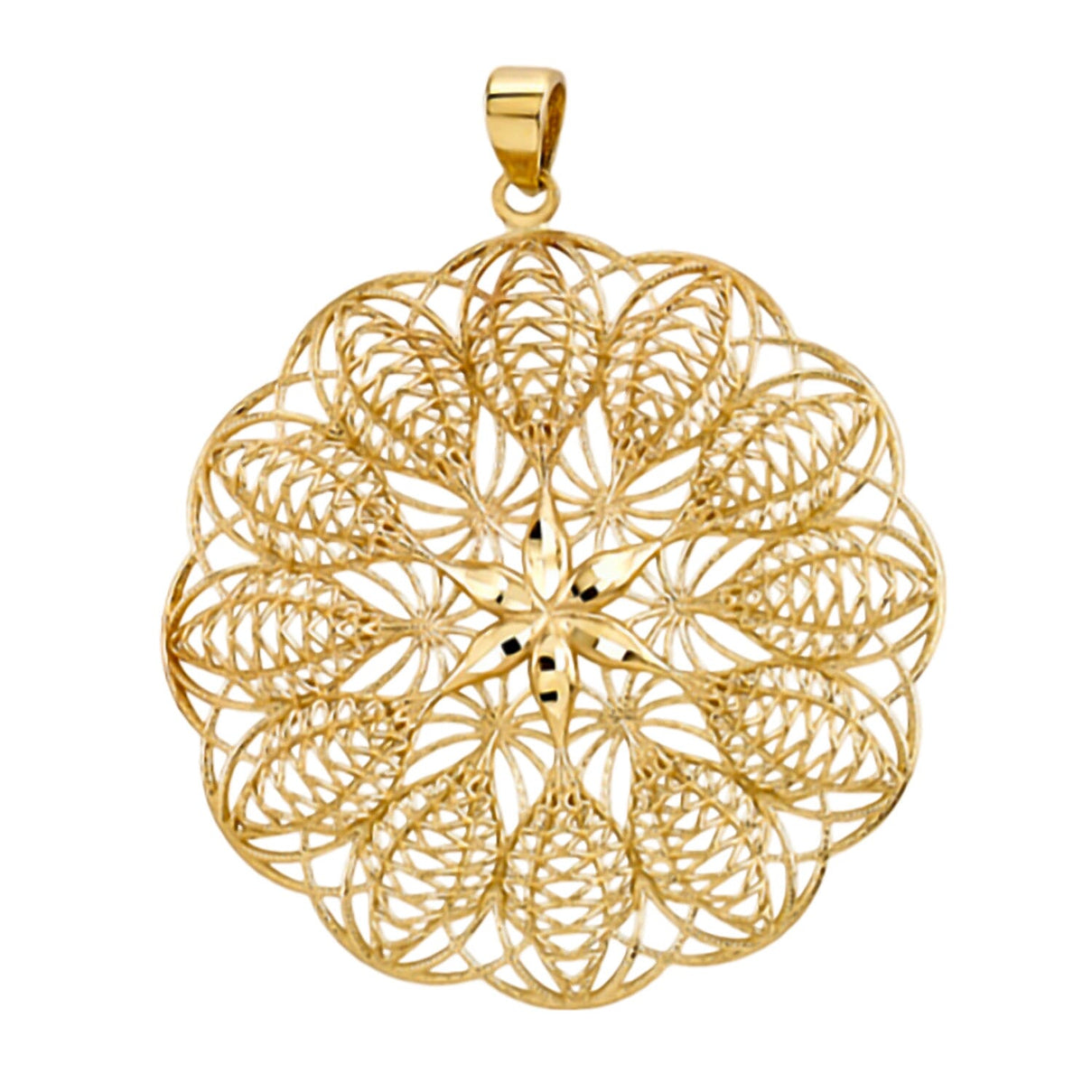 ARTISAN HAND CRAFTED IN BALI - DreamCatcher Pendant In 9K Yellow Gold - Limited Stock- One Time Deal 7788883 0