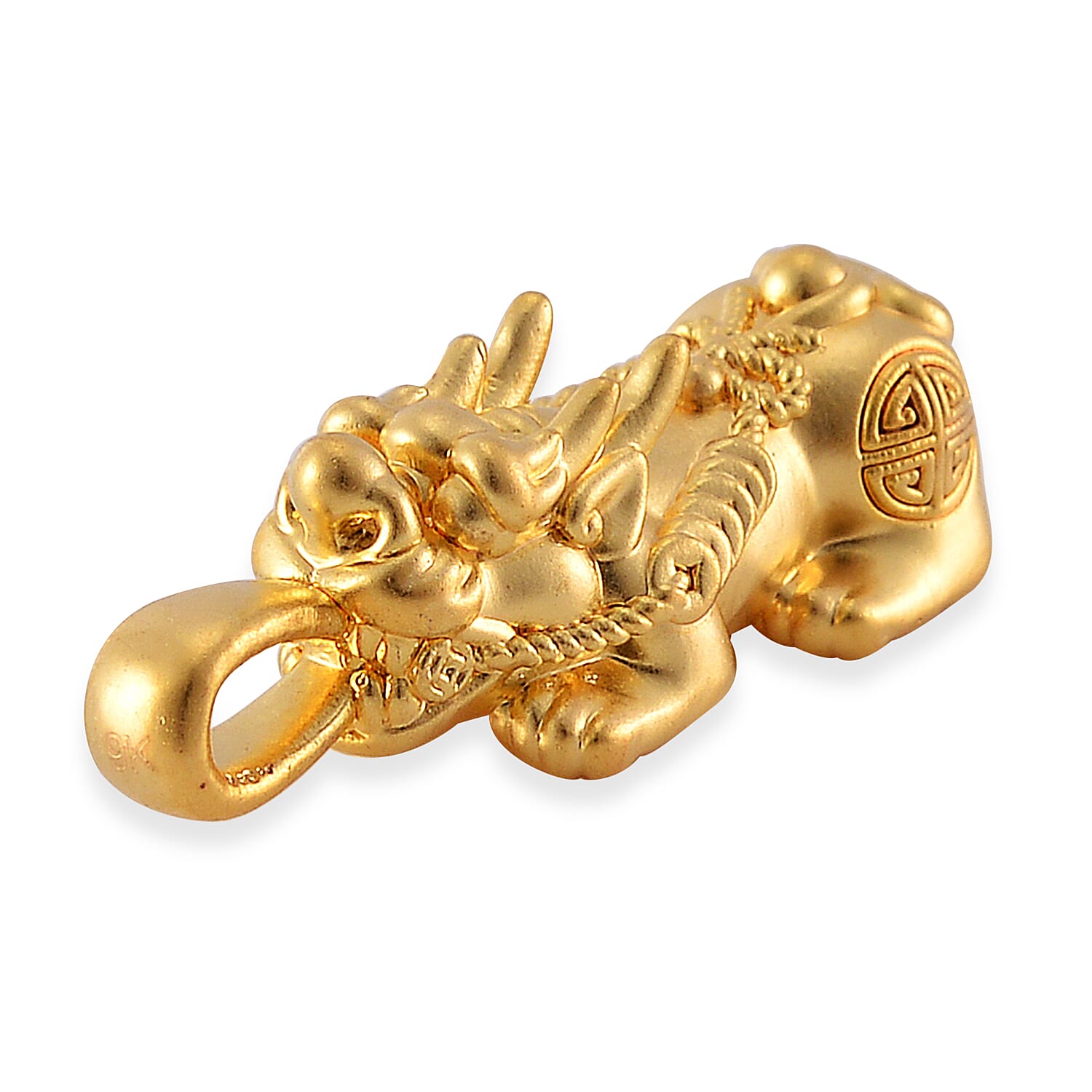 One Time Closeout Deal -  9K Yellow Gold Pixiu Pendant 7834177 3