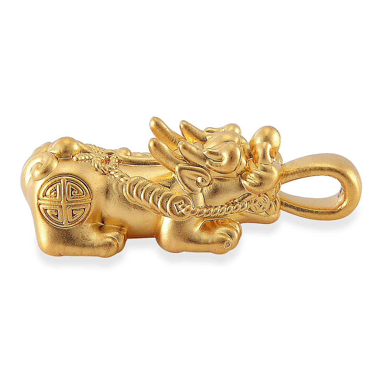 One Time Closeout Deal -  9K Yellow Gold Pixiu Pendant 7834177 4