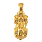 One Time Closeout Deal -  9K Yellow Gold Pixiu Pendant