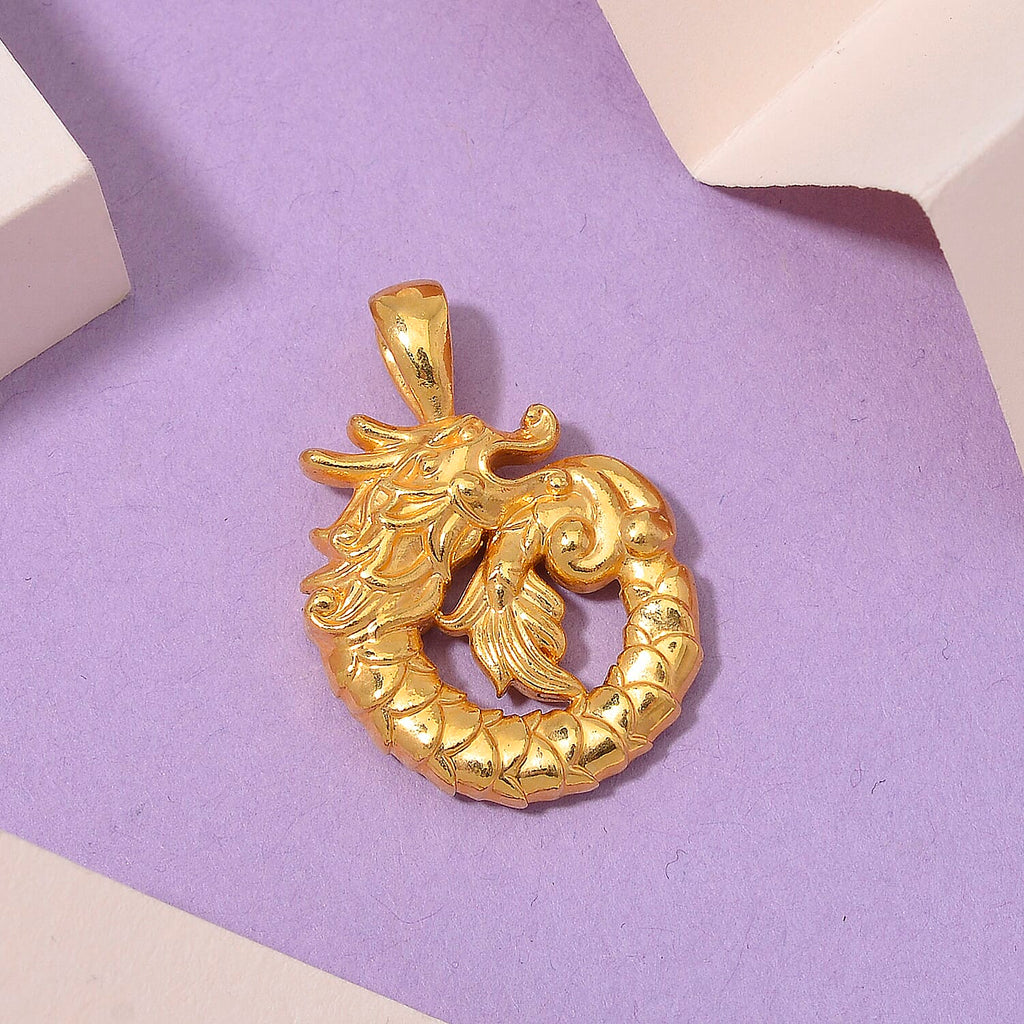Biggest Gold Deal 2025 - 9K Yellow Gold Dragon Pendant