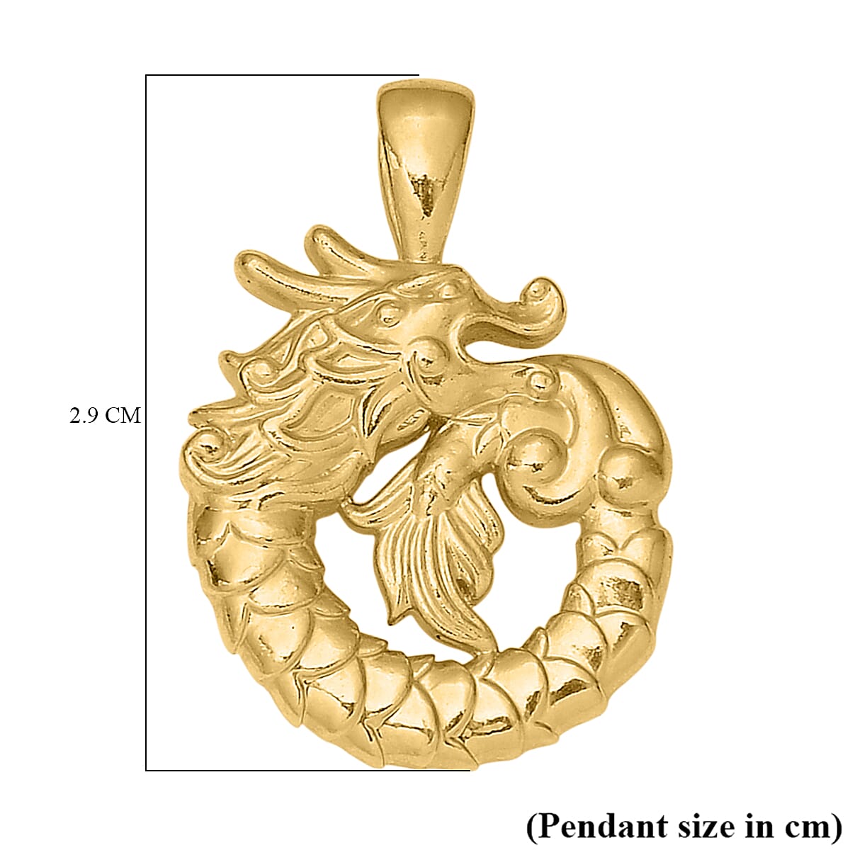 Biggest Gold Deal 2025 - 9K Yellow Gold Dragon Pendant 8039889 6