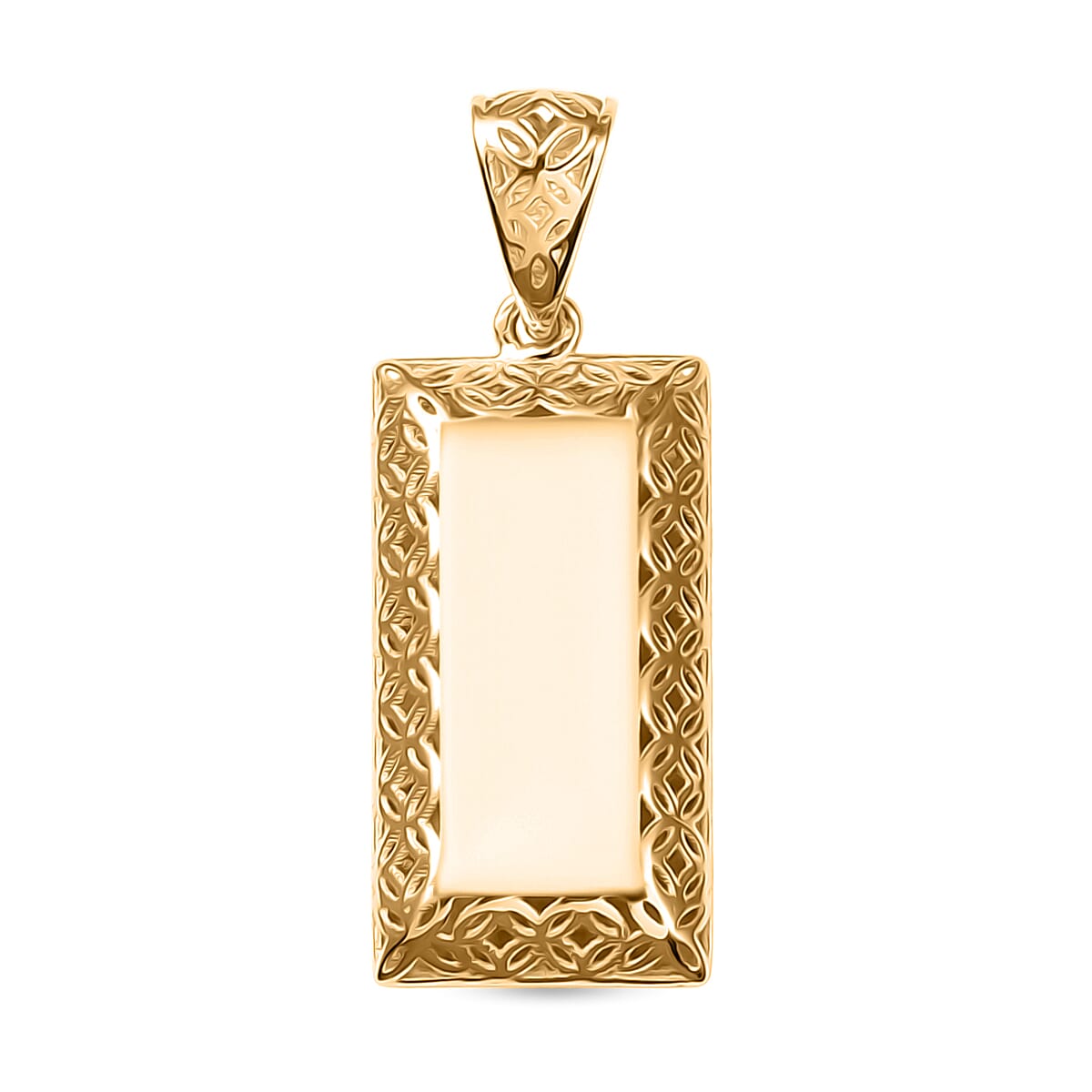 9K Yellow Gold Bar Pendant 8085943 0