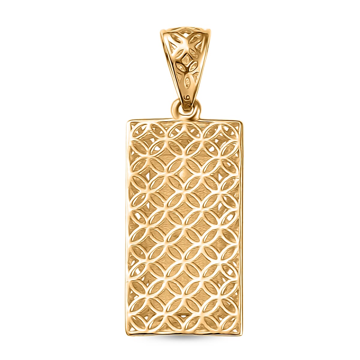 9K Yellow Gold Bar Pendant 8085943 5