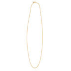 9K Yellow Gold Prince of Wales Chain (Size - 18) with Spring Ring Clasp